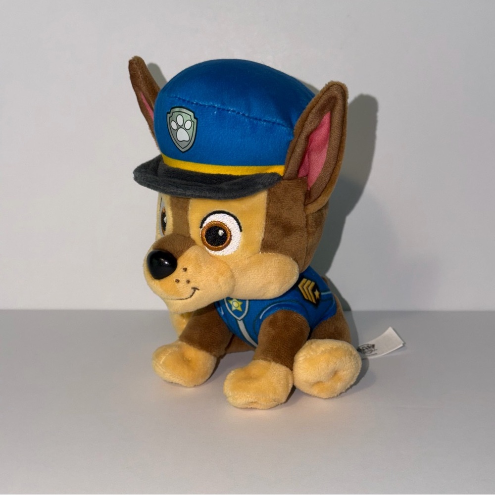 Paw Patrol Chase Police Uniform Sitting Plush Toy - Picture 2 of 12